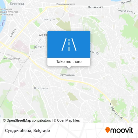 Сундечићева map