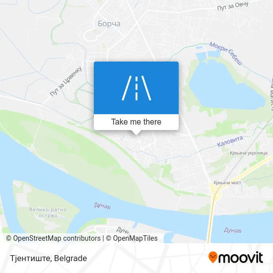 Тјентиште map