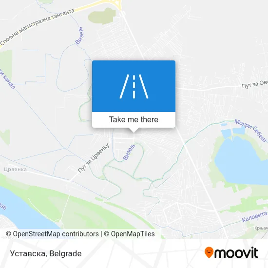 Уставска map