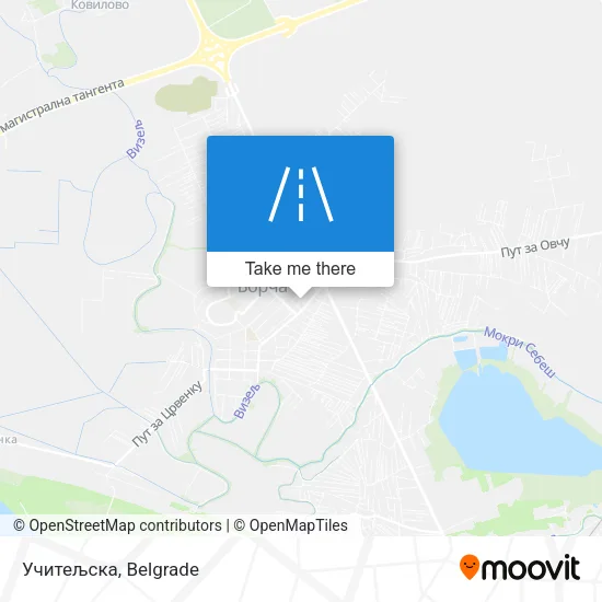 Учитељска map