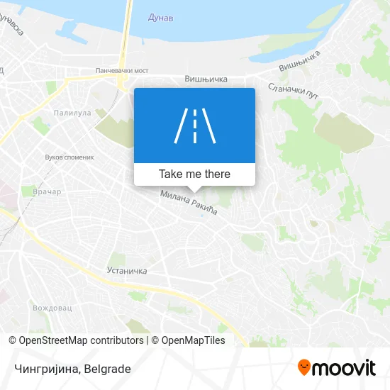 Чингријина map