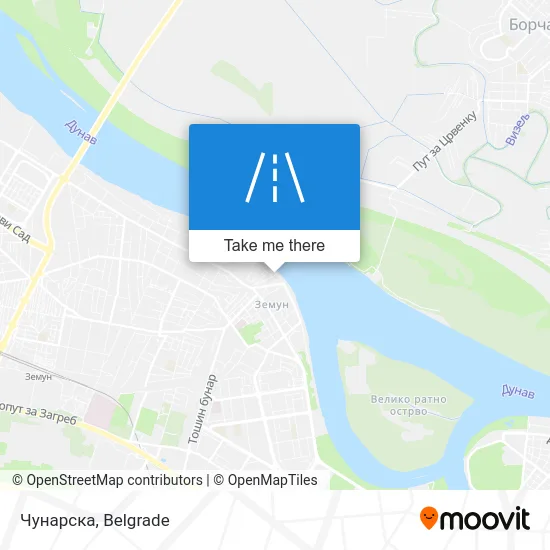 Чунарска map