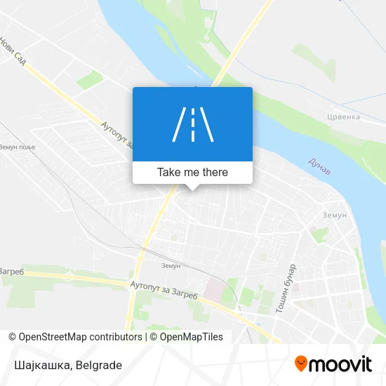 Шајкашка map