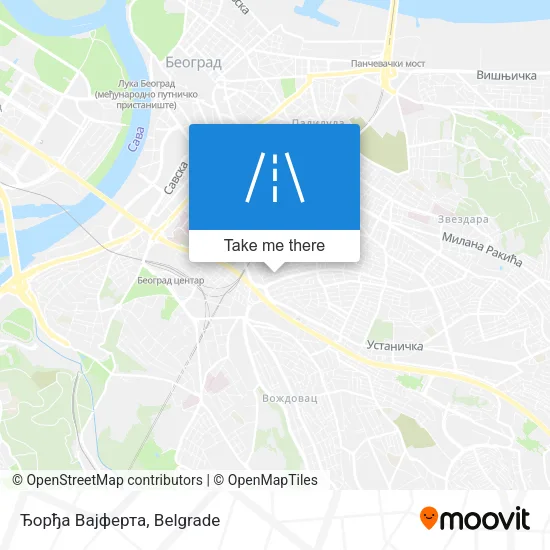 Ђорђа Вајферта map