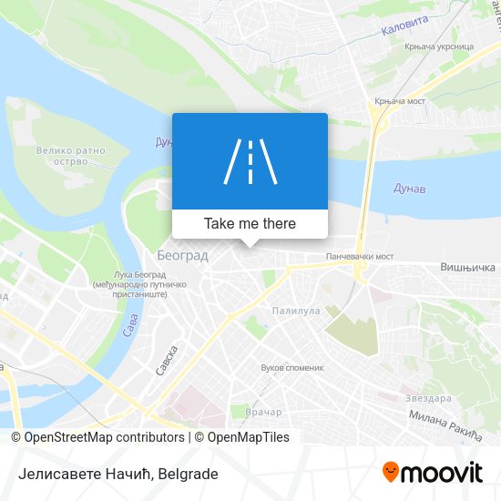 Јелисавете Начић map