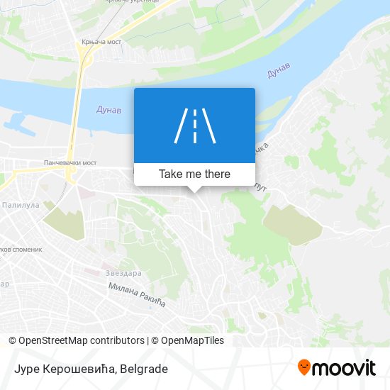 Јуре Керошевића map