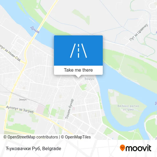 Ћуковачки Руб map