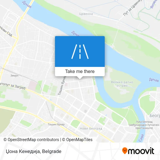 Џона Кенедија map