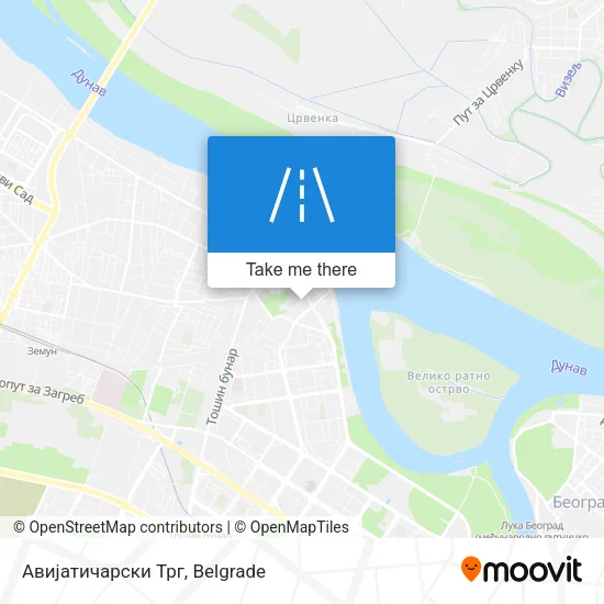 Авијатичарски Трг map