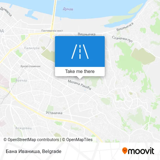 Бана Иваниша map