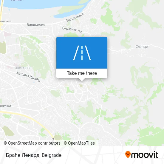 Браће Ленард map