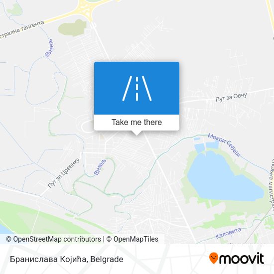 Бранислава Којића map