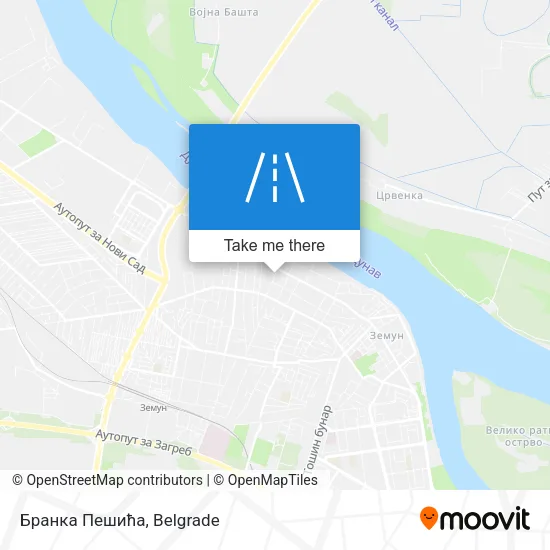 Бранка Пешића map