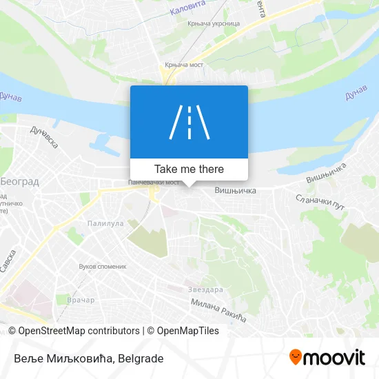 Веље Миљковића map