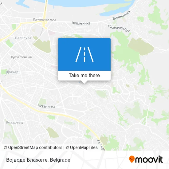 Војводе Блажете map