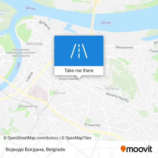 Војводе Богдана map