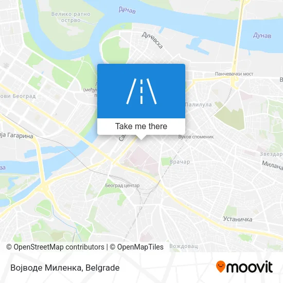 Војводе Миленка map