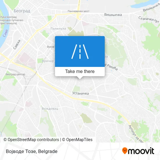 Војводе Тозе map