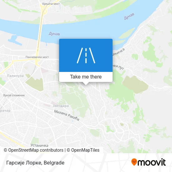 Гарсије Лорке map