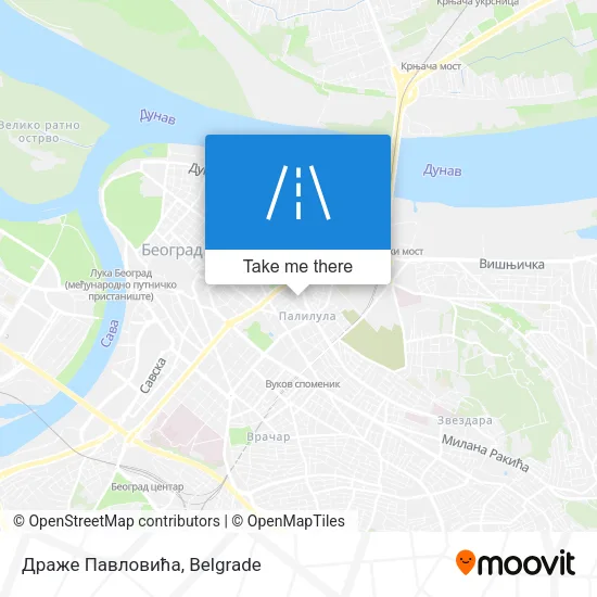 Драже Павловића map