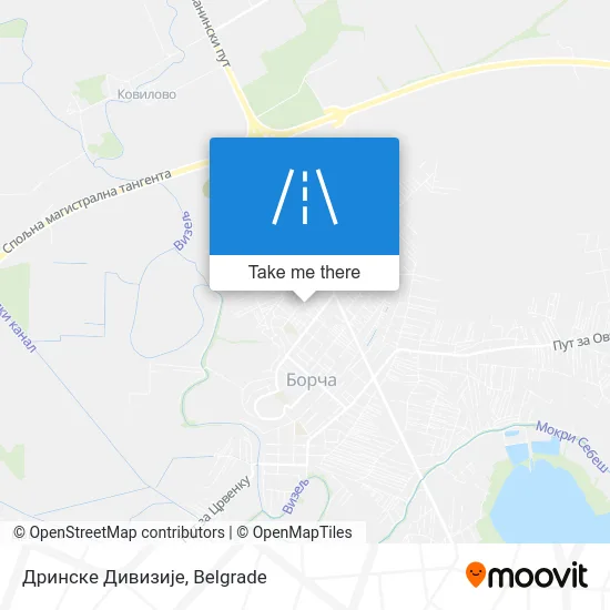 Дринске Дивизије map