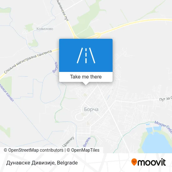 Дунавске Дивизије map