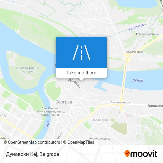 Дунавски Кеј map