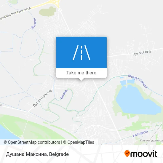 Душана Максина map