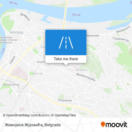 Живојина Жујовића map