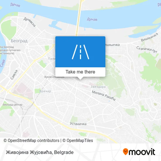 Живојина Жујовића map
