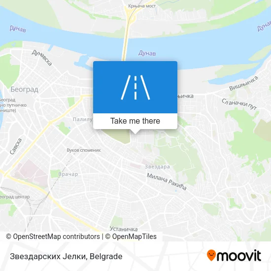 Звездарских Јелки map