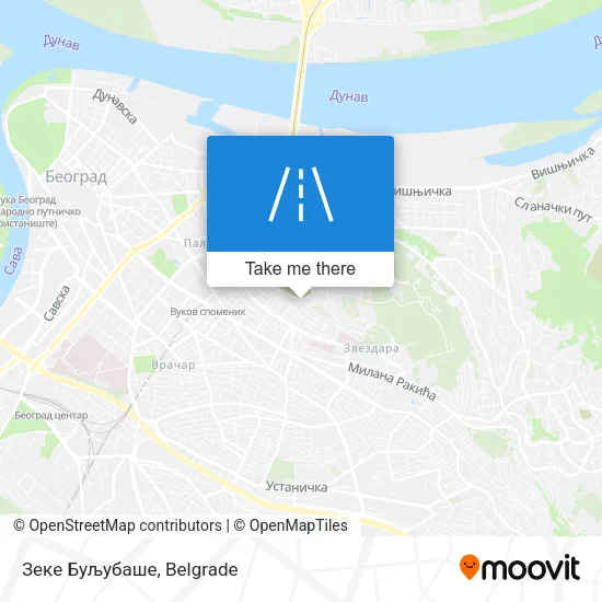 Зеке Буљубаше map