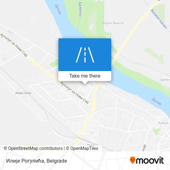 Илије Рогулића map