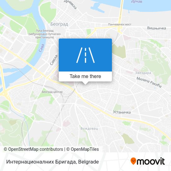 Интернационалних Бригада map