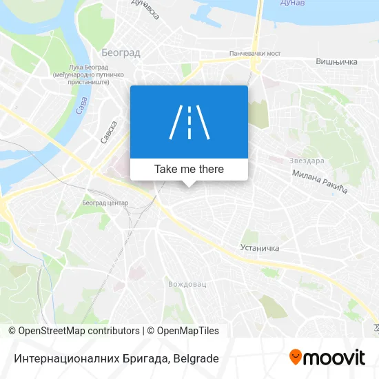 Интернационалних Бригада map