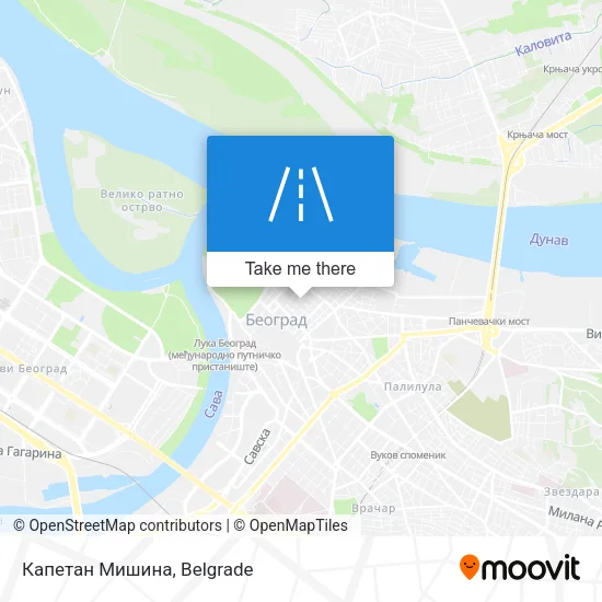 Капетан Мишина map