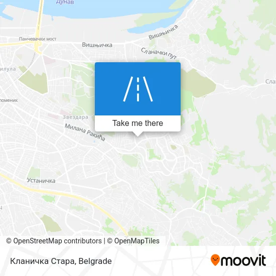 Кланичка Стара map