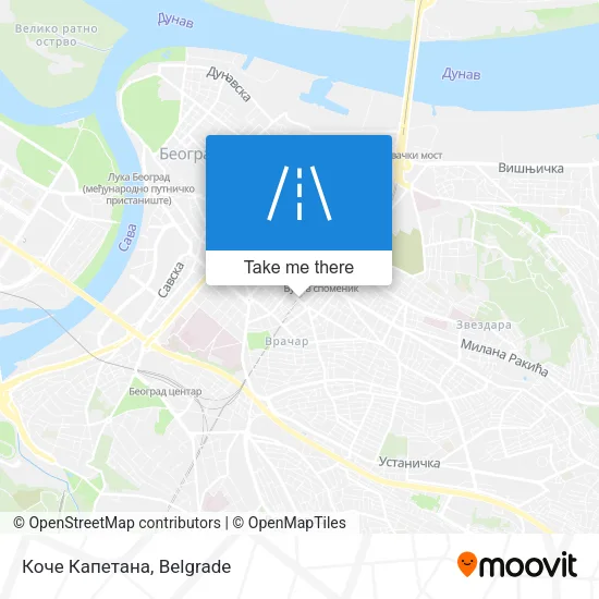 Коче Капетана map