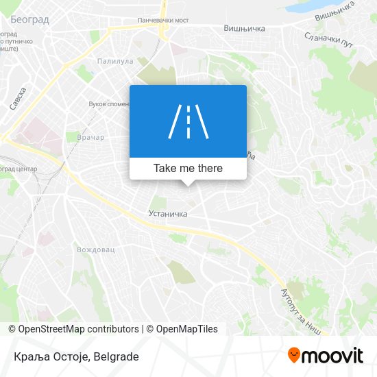 Краља Остоје map
