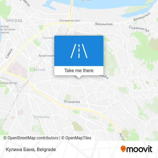 Кулина Бана map