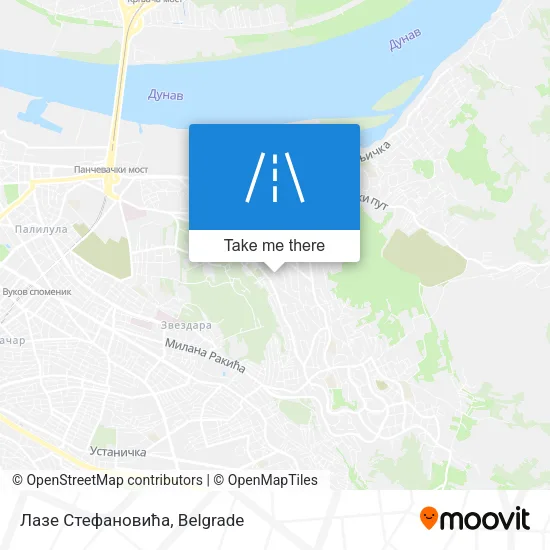 Лазе Стефановића map