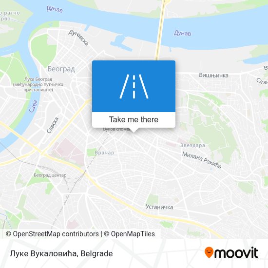 Луке Вукаловића map