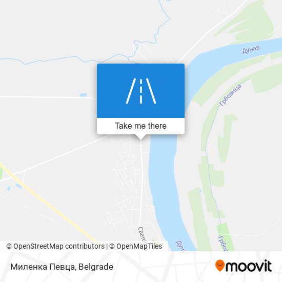 Миленка Певца map