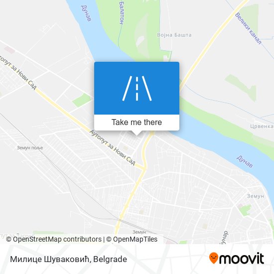 Милице Шуваковић map