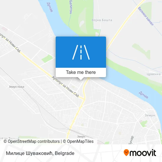 Милице Шуваковић map