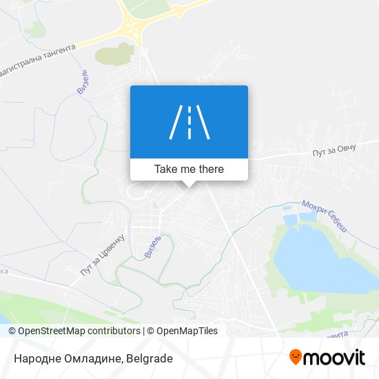 Народне Омладине map