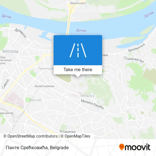 Панте Срећковића map