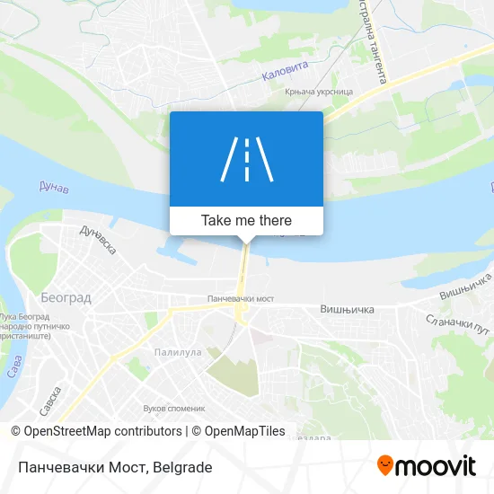 Панчевачки Мост map