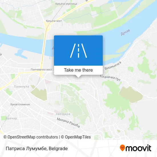 Патриса Лумумбе map