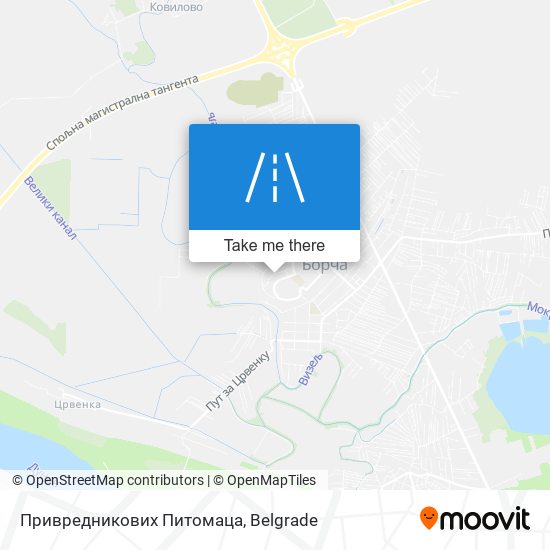 Привредникових Питомаца map